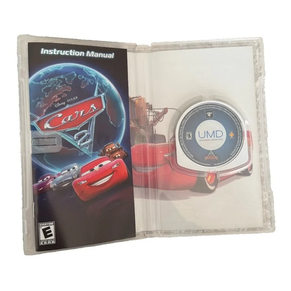 Cars 2 (Sony PSP, 2011) Complete In Box With Manual Tested